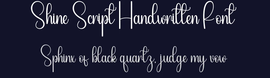 Shine Script Handwritten Font by andikastudio — Script Handwritten Font — thumbnail 2