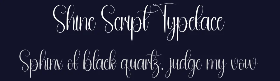 Shine Script Typeface by andikastudio — Script Handwritten Font — thumbnail 2