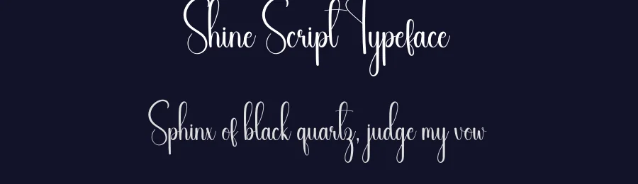 Shine Script Typeface by andikastudio — Script Handwritten Font — thumbnail 2
