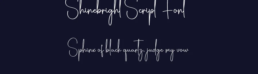 Shinebright Script Font by creativeletter — Script Handwritten Font — thumbnail 2
