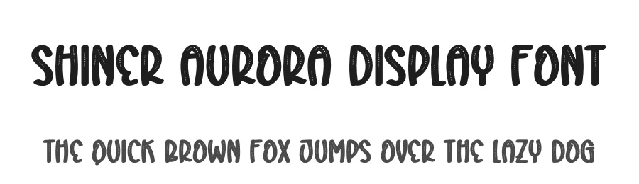 Shiner Aurora Display Font by creativeletter — Display Font