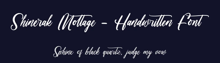 Shinerak Mottage – Handwritten Font by letterenastudios — Script Handwritten Font — thumbnail 2