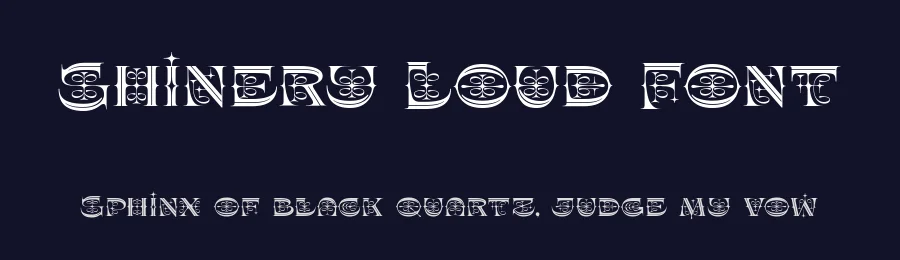 Shinery Loud Font by alit design — Display Font — thumbnail 2