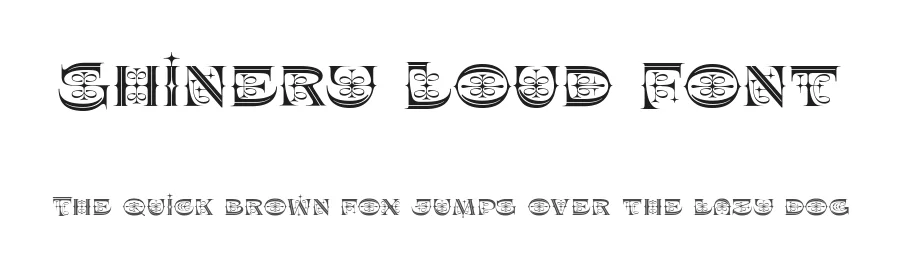 Shinery Loud Font by alit design — Display Font