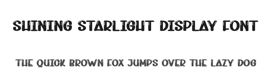Shining Starlight Display Font by andikastudio — Display Font