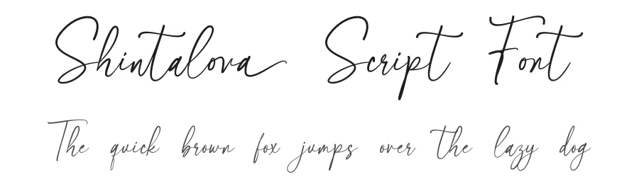 Shintalova Script Font by Bluestype Studio — Script Handwritten Font