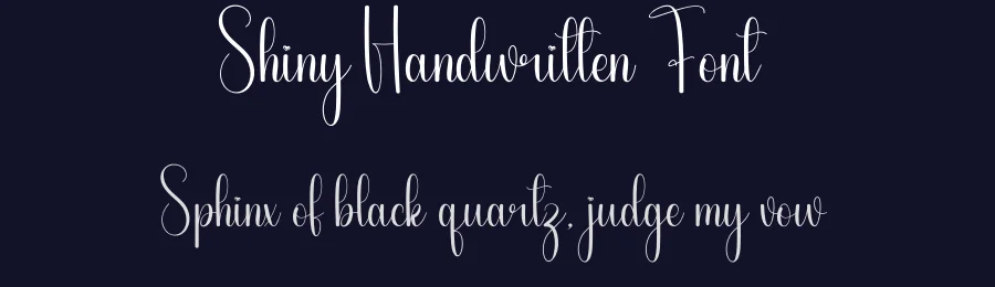 Shiny Handwritten Font by andikastudio — Script Handwritten Font — thumbnail 2
