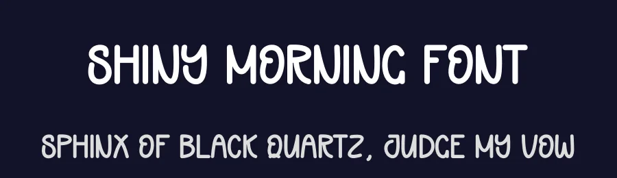 Shiny Morning Font by andikastudio — Display Font — thumbnail 2