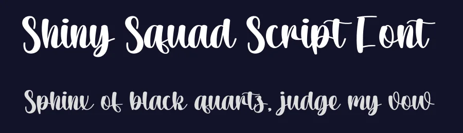 Shiny Squad Script Font by creativeletter — Script Handwritten Font — thumbnail 2