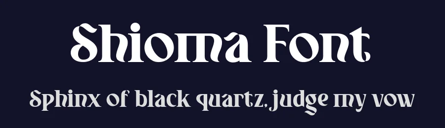 Shioma Font by Aluyeah Studio — Serif Font — thumbnail 2