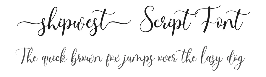 Shipwest Script Font by airotype — Script Handwritten Font