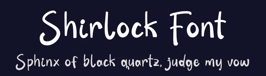 Shirlock Font by glorytype — Display Font — thumbnail 2