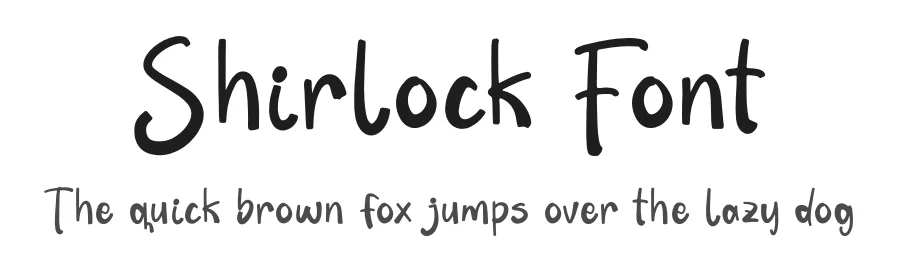 Shirlock Font by glorytype — Display Font