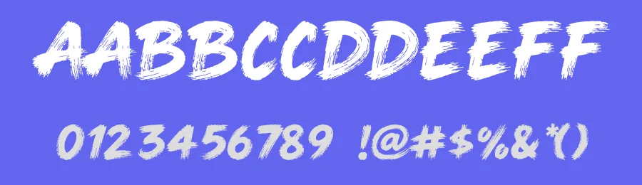Shocked Brush Font by stefiejustprince — Display Font — thumbnail 3