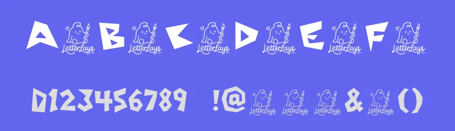 Shockmark Free Font by Letterlays — Display Font — thumbnail 3