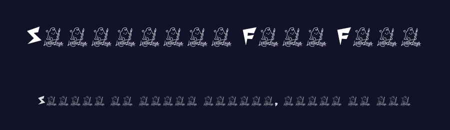 Shockmark Free Font by Letterlays — Display Font — thumbnail 2