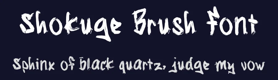 Shokuge Brush Font by Dhabee — Script Handwritten Font — thumbnail 2