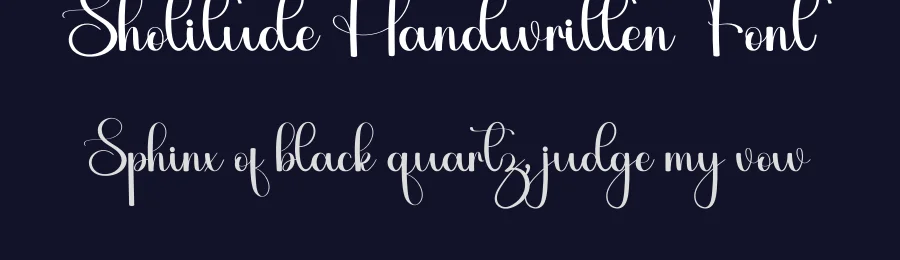 Sholitude Handwritten Font by inermediaSTUDIO — Script Handwritten Font — thumbnail 2