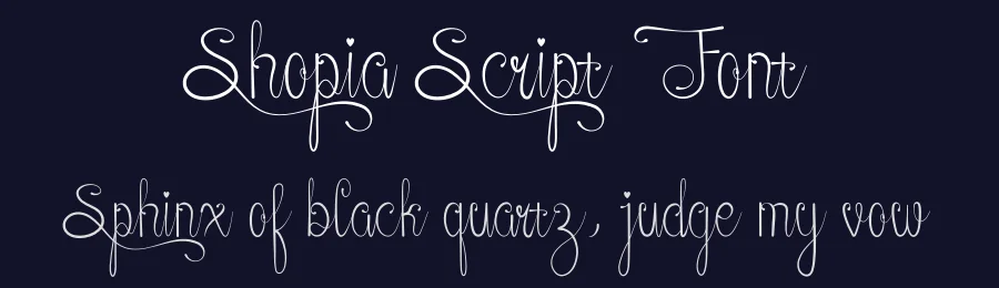 Shopia Script Font by ronistudio1 — Script Handwritten Font — thumbnail 2