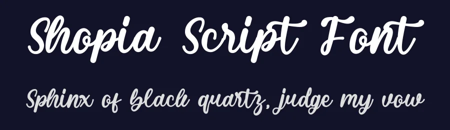 Shopia Script Font by wibisono2001 — Script Handwritten Font — thumbnail 2