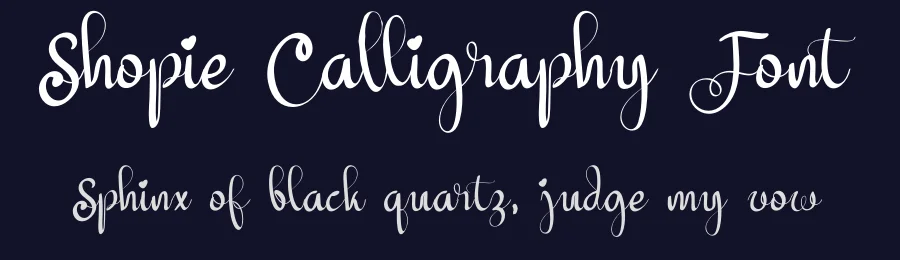 Shopie Calligraphy Font by Nuryanto Dwi — Script Handwritten Font — thumbnail 2