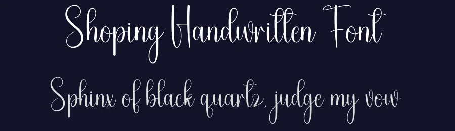 Shoping Handwritten Font by andikastudio — Script Handwritten Font — thumbnail 2