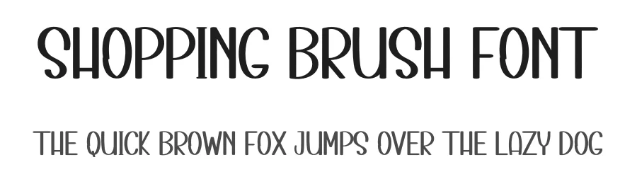 Shopping Brush Font by inermediaSTUDIO — Display Font