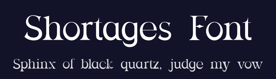 Shortages Font by UICreative — Display Font — thumbnail 2