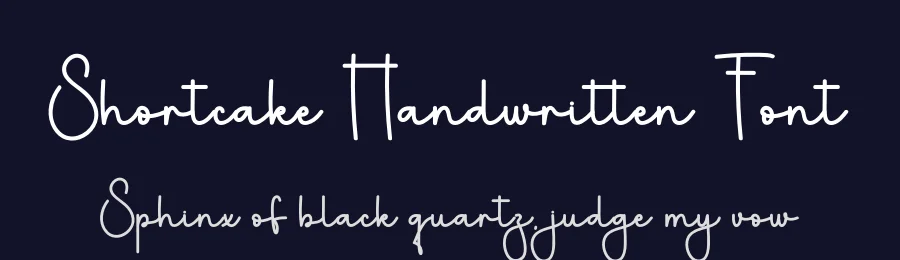 Shortcake Handwritten Font by freshtypeink — Script Handwritten Font — thumbnail 2