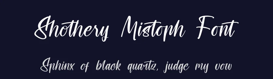 Shothery Mistoph Font by stylishtype.co — Script Handwritten Font — thumbnail 2