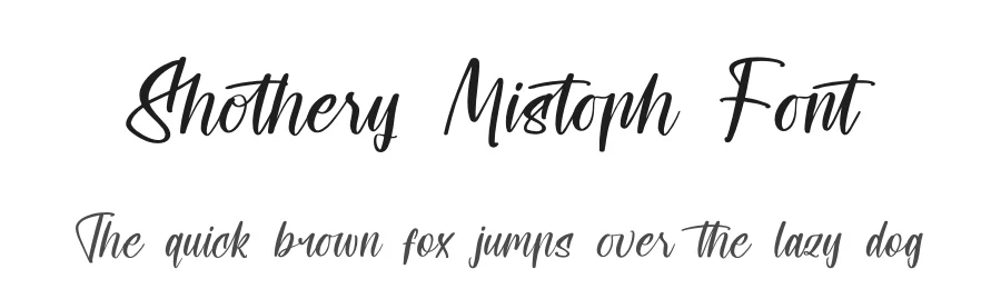 Shothery Mistoph Font by stylishtype.co — Script Handwritten Font