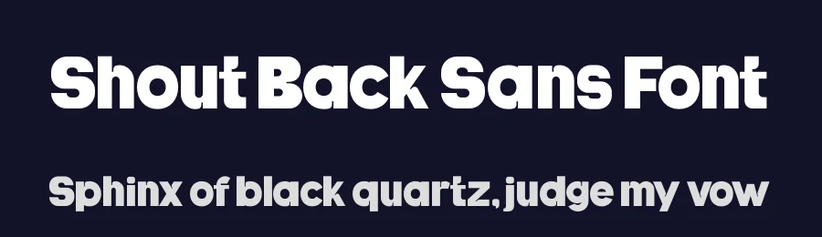 Shout Back Sans Font by timelesstype.co — Sans Serif Font — thumbnail 2