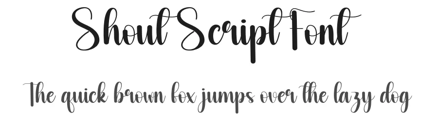 Shout Script Font by andikastudio — Script Handwritten Font