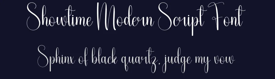 Showtime Modern Script Font by creativeletter — Script Handwritten Font — thumbnail 2