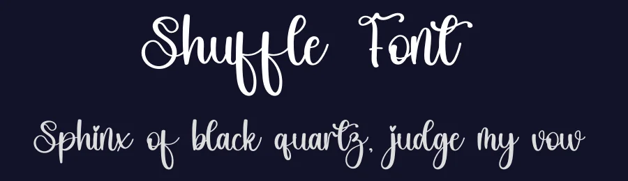 Shuffle Font by inermediaSTUDIO — Script Handwritten Font — thumbnail 2