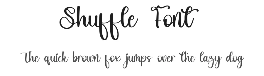 Shuffle Font by inermediaSTUDIO — Script Handwritten Font