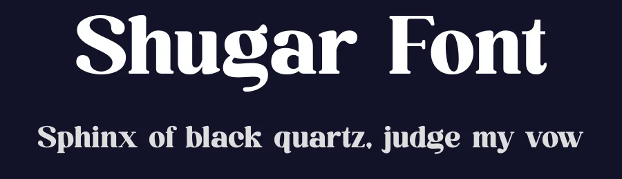 Shugar Font by TypeLogue — Serif Font — thumbnail 2