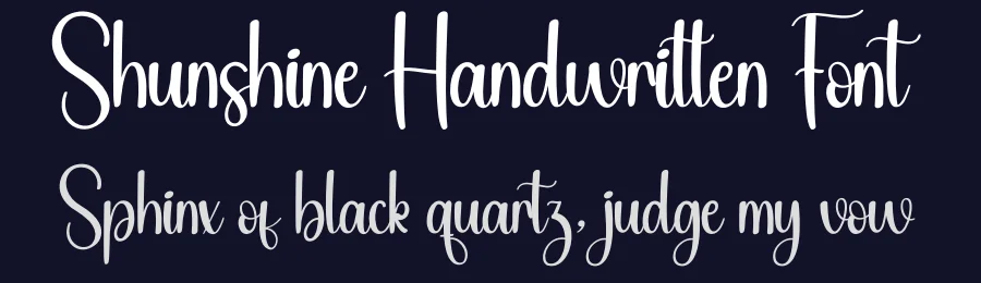 Shunshine Handwritten Font by andikastudio — Script Handwritten Font — thumbnail 2