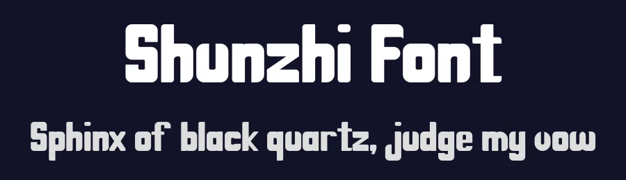 Shunzhi Font by Maiko Hatta — Sans Serif Font — thumbnail 2