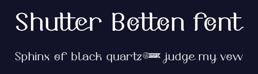 Shutter Botton Font by nihstudio — Serif Font — thumbnail 2