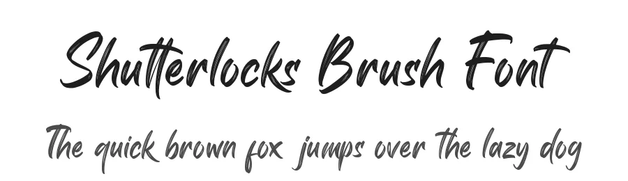 Shutterlocks Brush Font by Almarkhatype Studio — Script Handwritten Font
