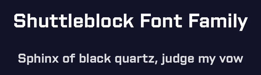 Shuttleblock Font Family by Fort Foundry — Decorative Font — thumbnail 2