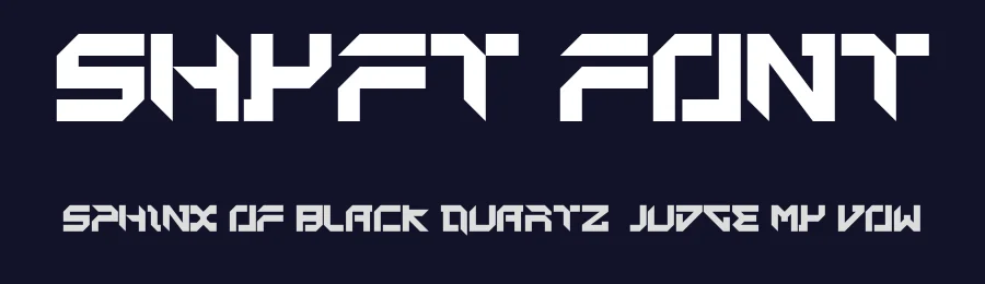 Shyft Font by Arunabh Gohain — Display Font — thumbnail 2