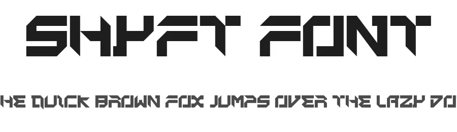 Shyft Font by Arunabh Gohain — Display Font