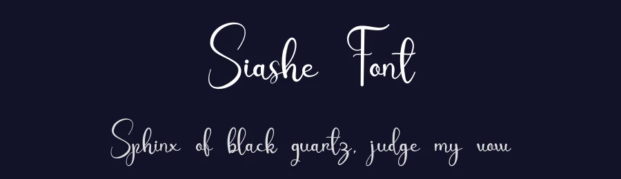Siashe Font by fahmistudio99 — Script Handwritten Font — thumbnail 2