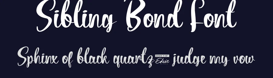 Sibling Bond Font by edricstudio — Script Handwritten Font — thumbnail 2