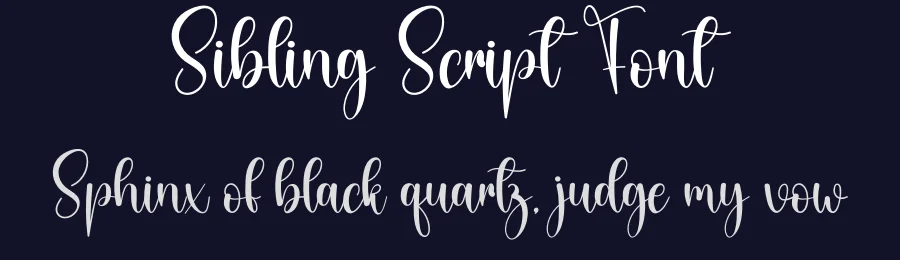 Sibling Script Font by creativeletter — Script Handwritten Font — thumbnail 2