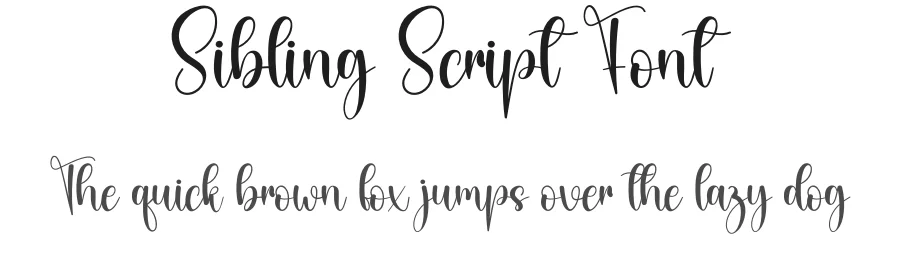 Sibling Script Font by creativeletter — Script Handwritten Font