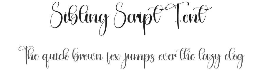Sibling Script Font by creativeletter — Script Handwritten Font