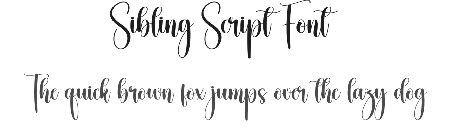 Sibling Script Font by creativeletter — Script Handwritten Font